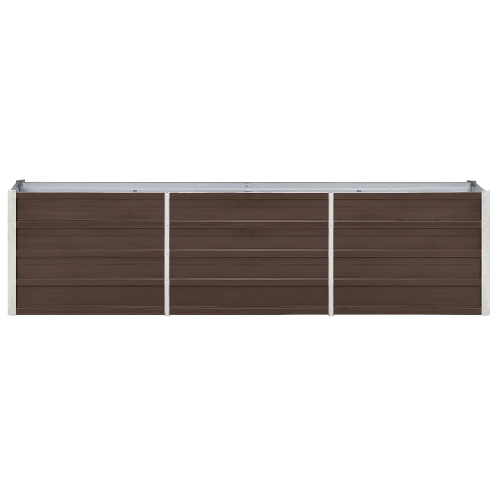 Lovelis, rudas, 240x40x45cm, galvanizuotas plienas, aukštas Lovelis, rudas, 240x40x45cm, galvanizuotas plienas, aukštas - Image 4