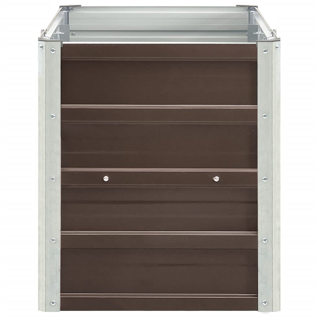 Lovelis, rudas, 240x40x45cm, galvanizuotas plienas, aukštas Lovelis, rudas, 240x40x45cm, galvanizuotas plienas, aukštas - Image 5