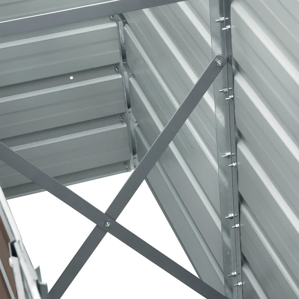 Lovelis, rudas, 240x40x45cm, galvanizuotas plienas, aukštas Lovelis, rudas, 240x40x45cm, galvanizuotas plienas, aukštas - Image 6