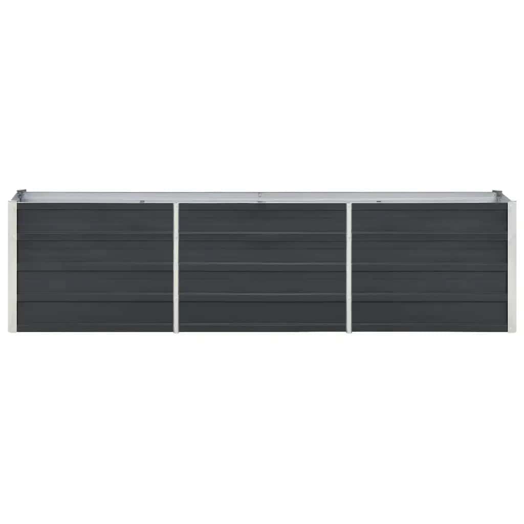 Lovelis, antracito, 240x40x45cm, galvanizuotas plienas, aukštas Lovelis, antracito, 240x40x45cm, galvanizuotas plienas, aukštas - Image 4