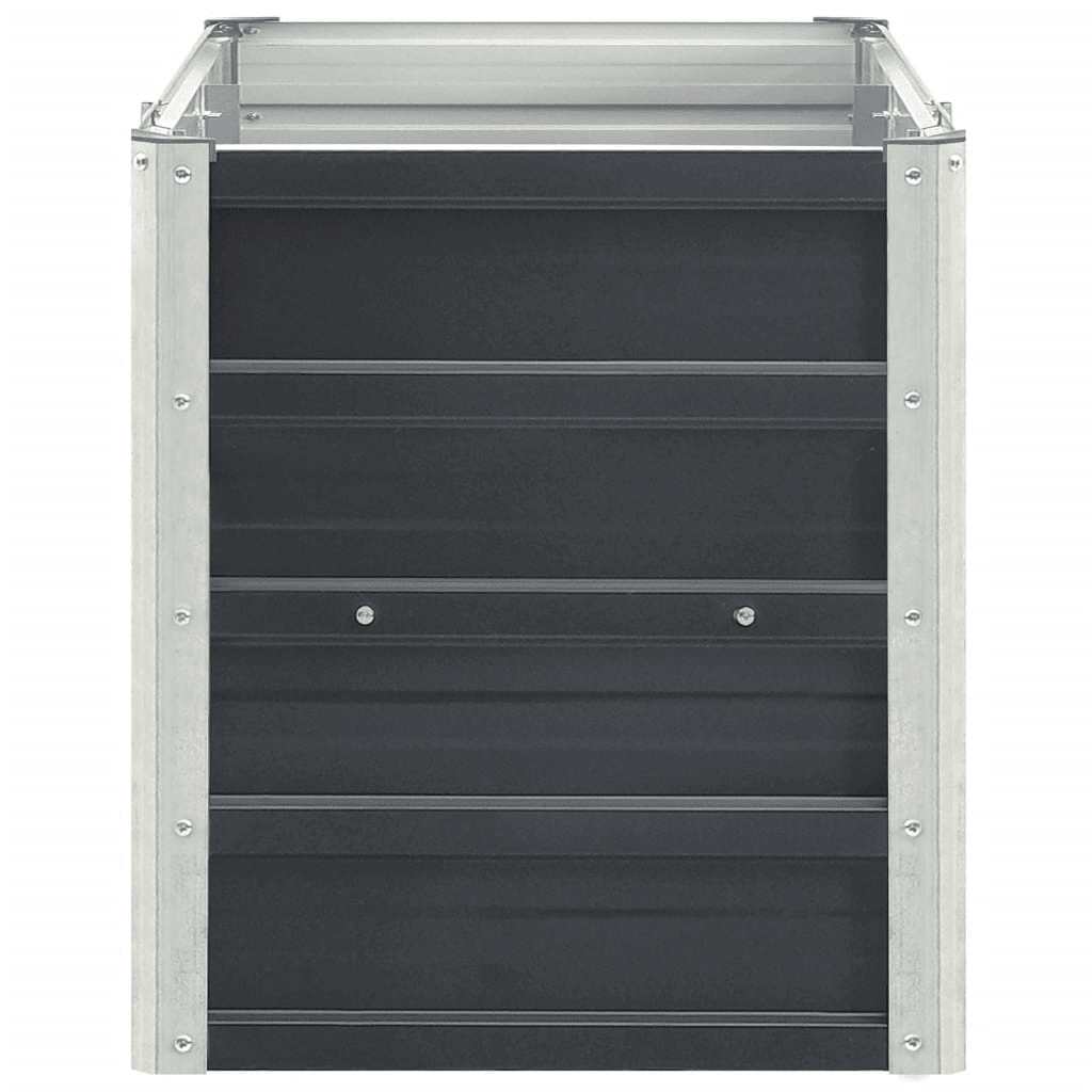 Lovelis, antracito, 240x40x45cm, galvanizuotas plienas, aukštas Lovelis, antracito, 240x40x45cm, galvanizuotas plienas, aukštas - Image 5