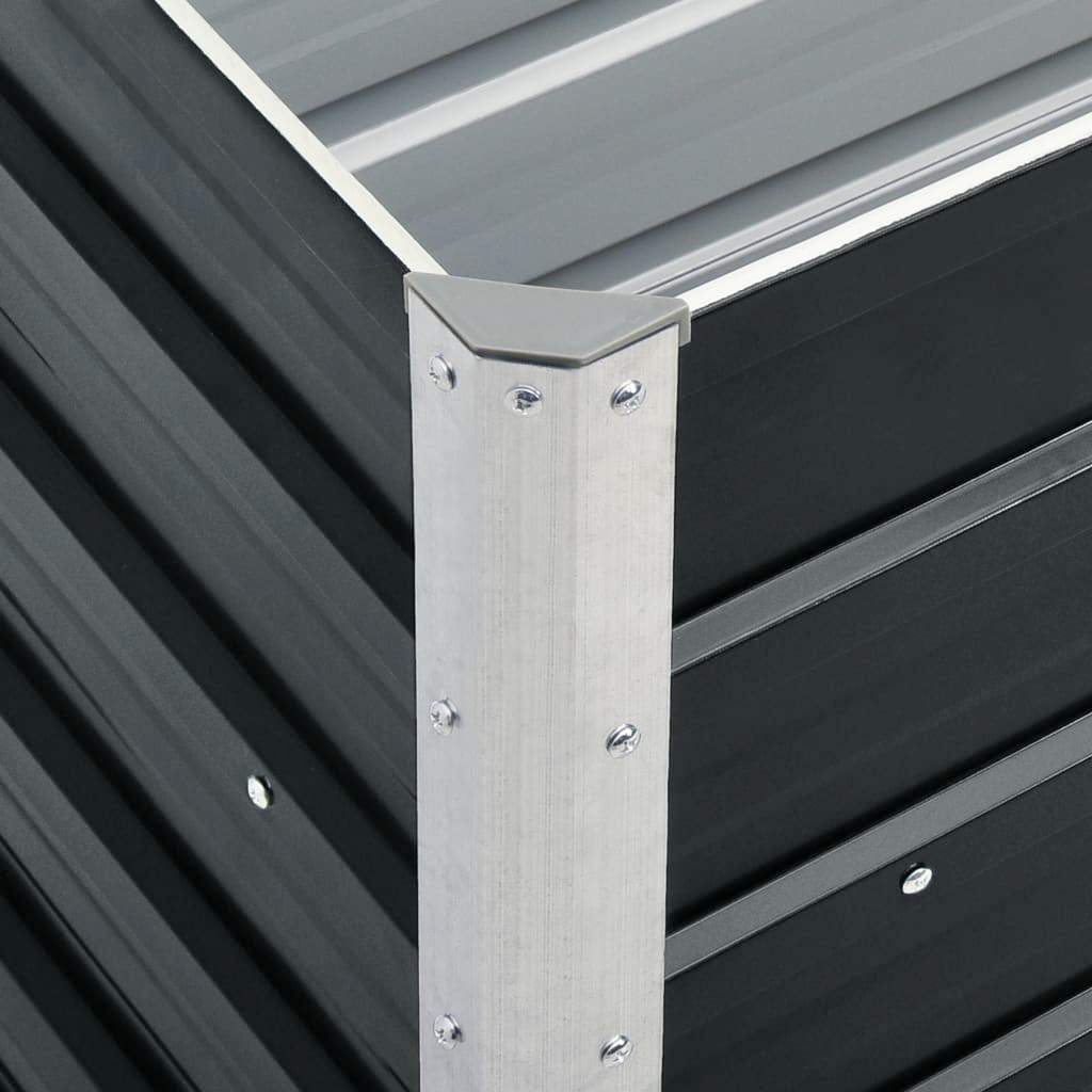 Lovelis, antracito, 240x40x45cm, galvanizuotas plienas, aukštas Lovelis, antracito, 240x40x45cm, galvanizuotas plienas, aukštas - Image 7