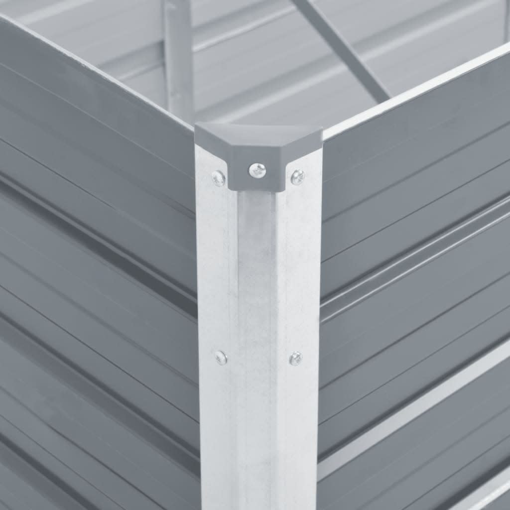 Lovelis, pilkas, 320x40x45cm, galvanizuotas plienas, aukštas Lovelis, pilkas, 320x40x45cm, galvanizuotas plienas, aukštas - Image 6