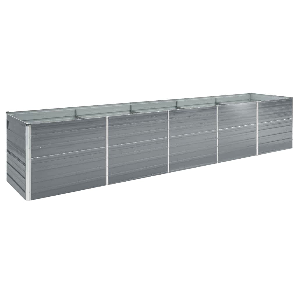 Aukštas lovelis, pilkas, 400x80x45cm, galvanizuotas plienas Aukštas lovelis, pilkas, 400x80x45cm, galvanizuotas plienas - Image 2
