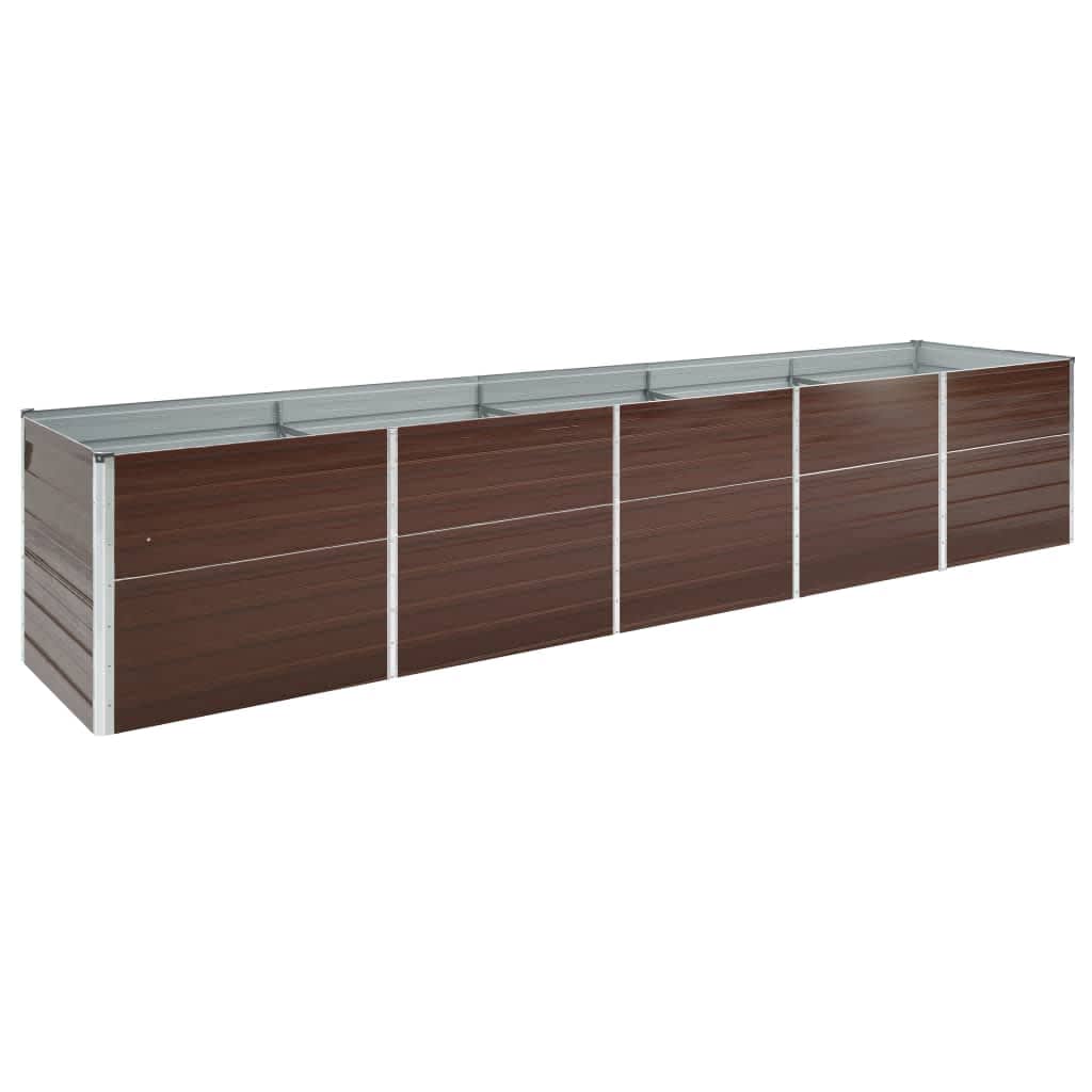 Aukštas lovelis, rudas, 400x80x45cm, galvanizuotas plienas Aukštas lovelis, rudas, 400x80x45cm, galvanizuotas plienas - Image 2