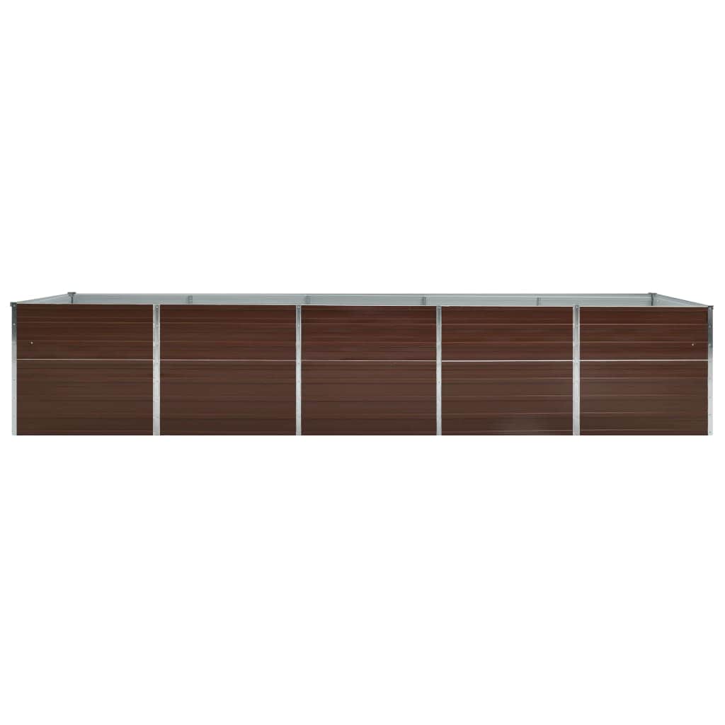 Aukštas lovelis, rudas, 400x80x45cm, galvanizuotas plienas Aukštas lovelis, rudas, 400x80x45cm, galvanizuotas plienas - Image 3