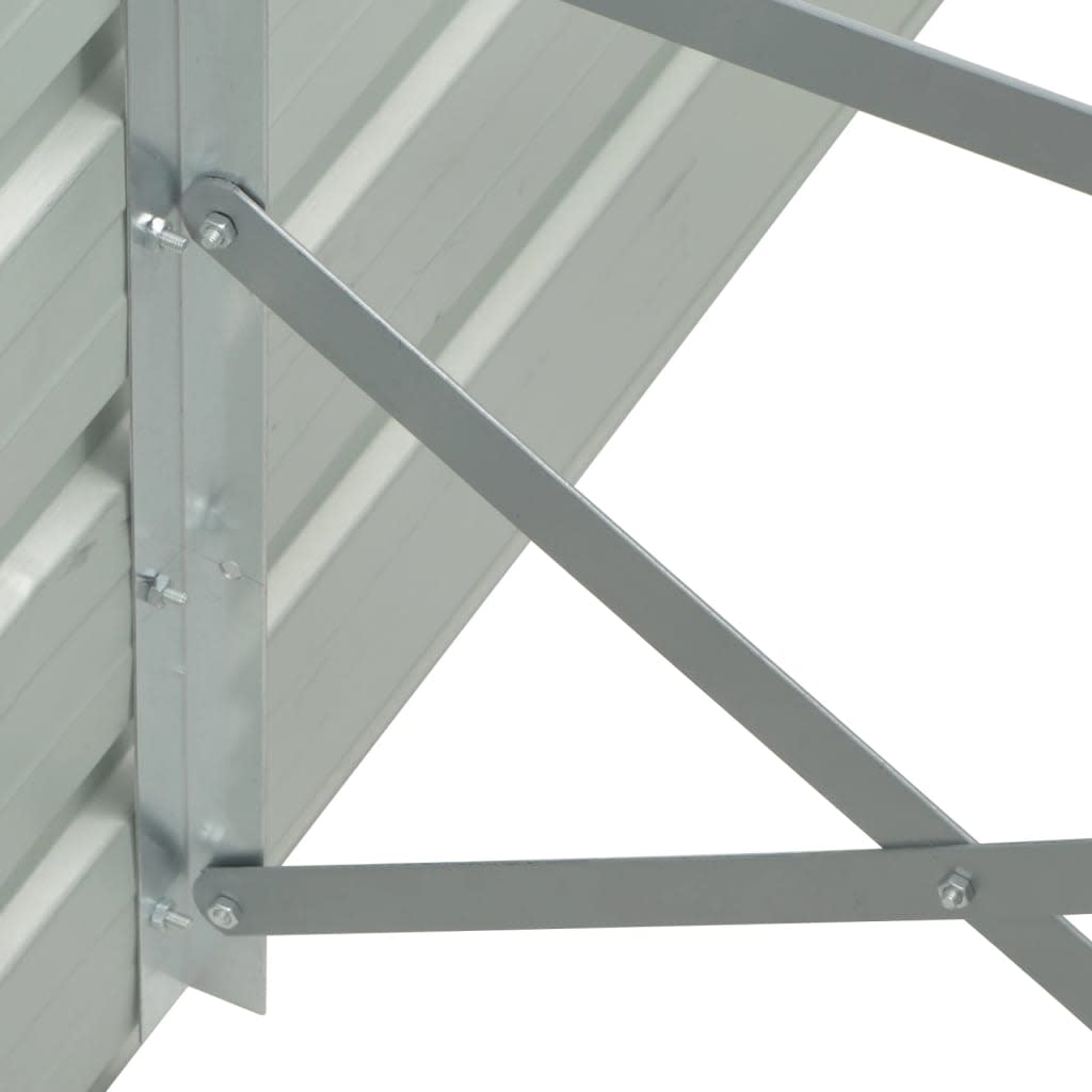 Aukštas lovelis, antracito, 400x80x45cm, galvanizuotas plienas Aukštas lovelis, antracito, 400x80x45cm, galvanizuotas plienas - Image 6