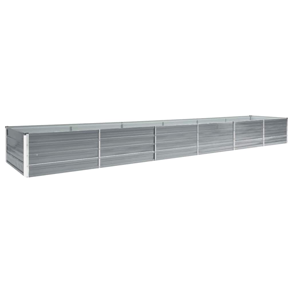 Lovelis, pilkas, 480x80x45cm, galvanizuotas plienas, aukštas Lovelis, pilkas, 480x80x45cm, galvanizuotas plienas, aukštas - Image 2