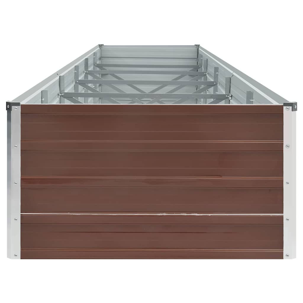 Lovelis, rudas, 480x80x45cm, galvanizuotas plienas, aukštas Lovelis, rudas, 480x80x45cm, galvanizuotas plienas, aukštas - Image 4