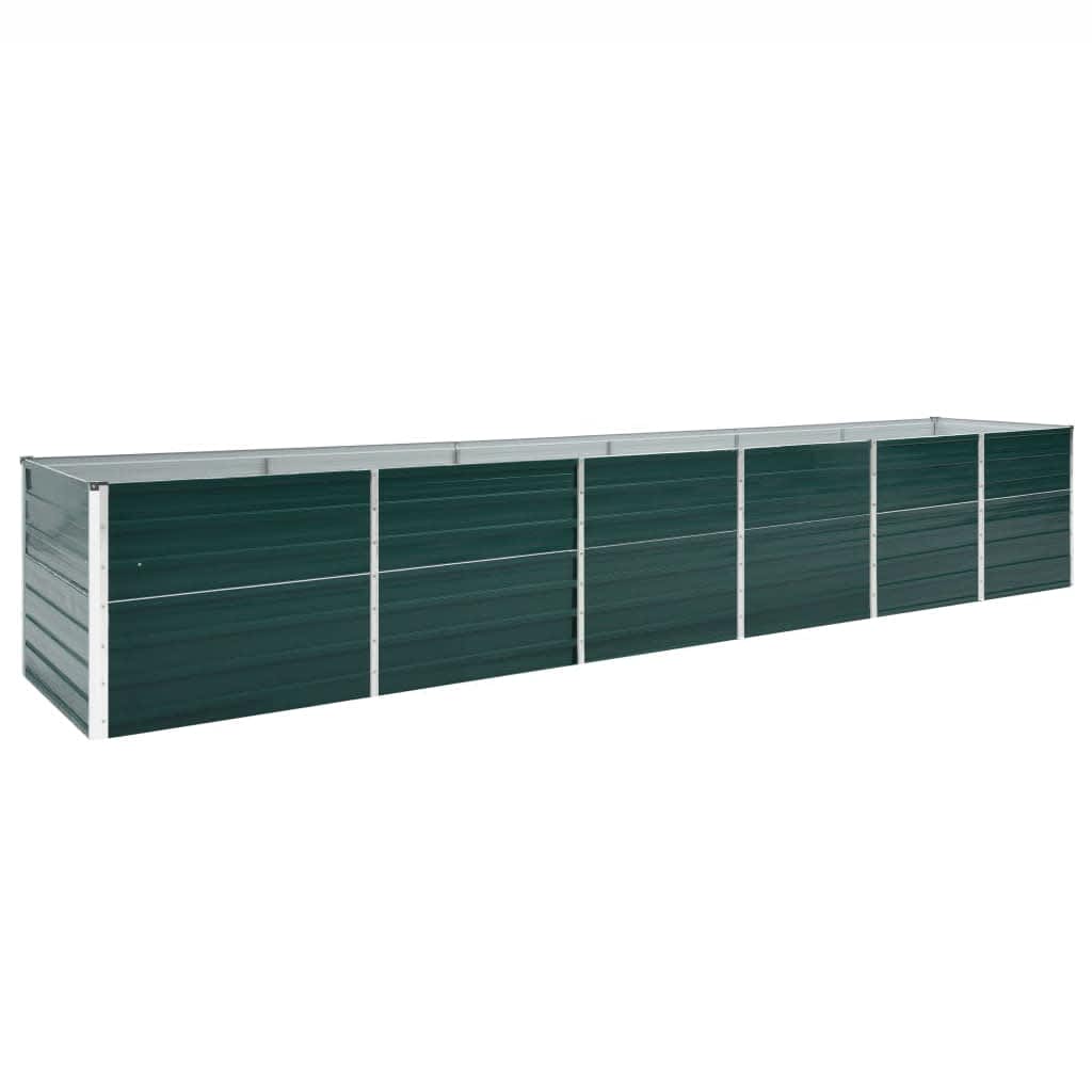 Aukštas lovelis, žalias, 480x80x77cm, galvanizuotas plienas Aukštas lovelis, žalias, 480x80x77cm, galvanizuotas plienas - Image 2