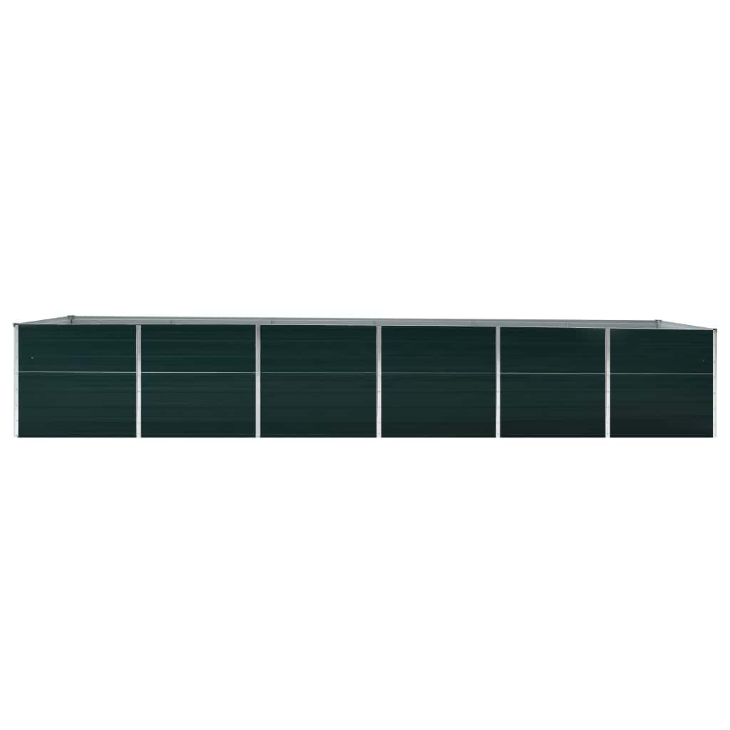 Aukštas lovelis, žalias, 480x80x77cm, galvanizuotas plienas Aukštas lovelis, žalias, 480x80x77cm, galvanizuotas plienas - Image 3