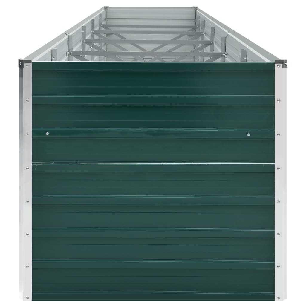 Aukštas lovelis, žalias, 480x80x77cm, galvanizuotas plienas Aukštas lovelis, žalias, 480x80x77cm, galvanizuotas plienas - Image 4