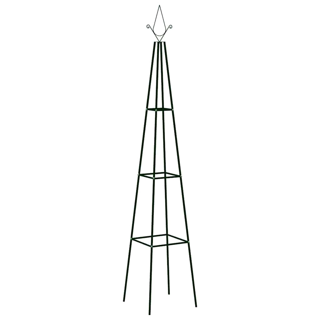 Stovai vijokliniams augalams, 2vnt., tamsiai žalia, 35x35x195cm Stovai vijokliniams augalams, 2vnt., tamsiai žalia, 35x35x195cm - Image 2