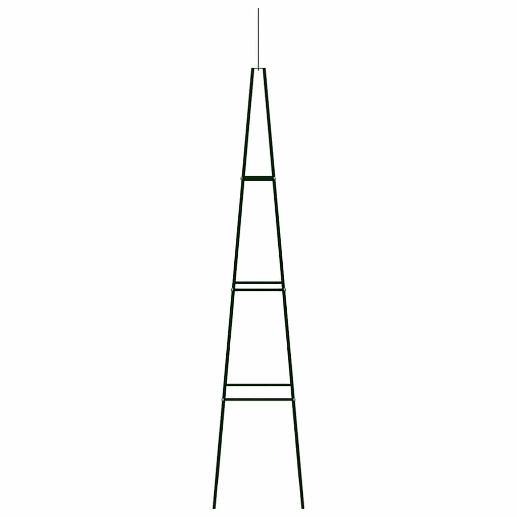 Stovai vijokliniams augalams, 2vnt., tamsiai žalia, 35x35x195cm Stovai vijokliniams augalams, 2vnt., tamsiai žalia, 35x35x195cm - Image 3