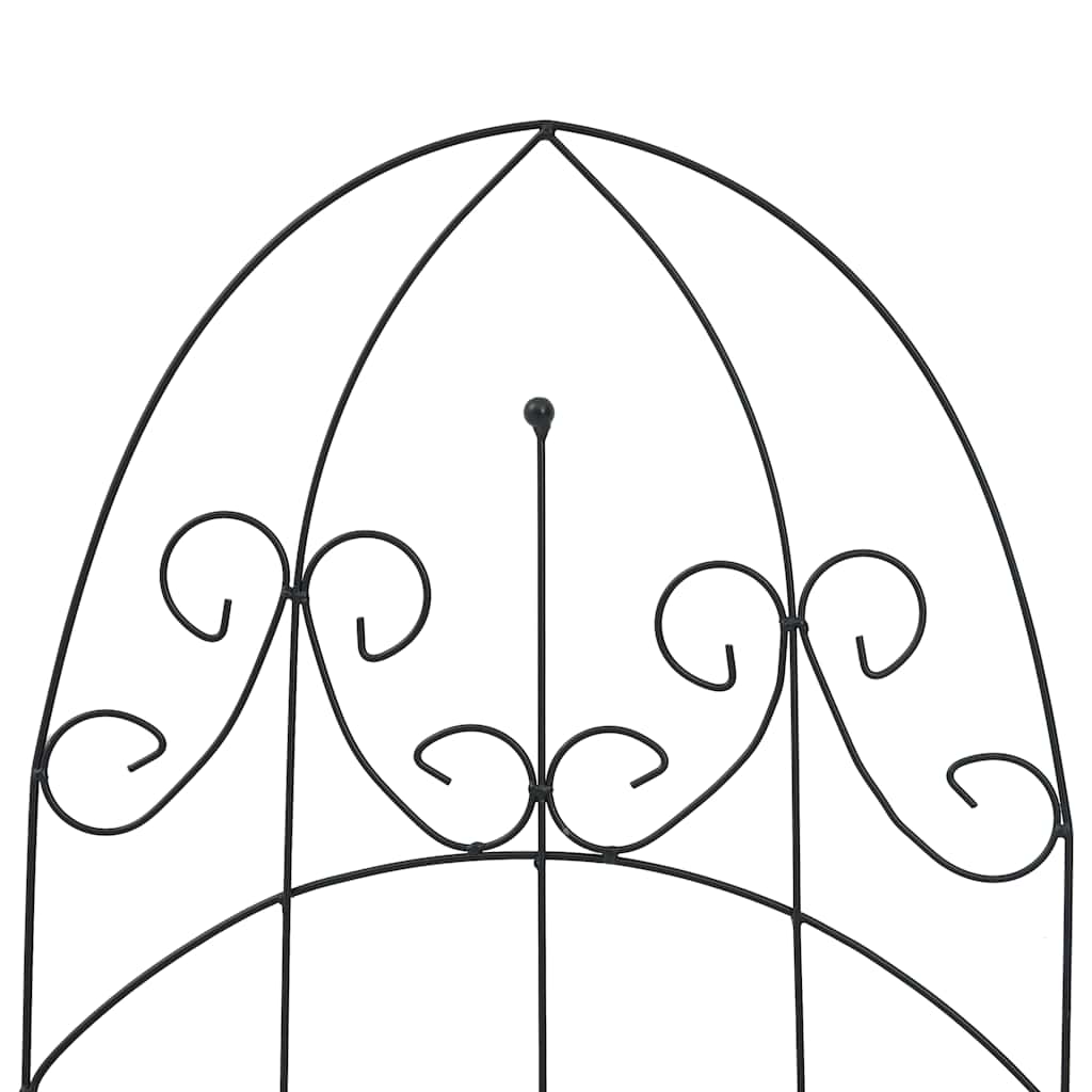Stovai vijokliniams augalams, 3vnt., juodi, 40x100cm, geležis Stovai vijokliniams augalams, 3vnt., juodi, 40x100cm, geležis - Image 4