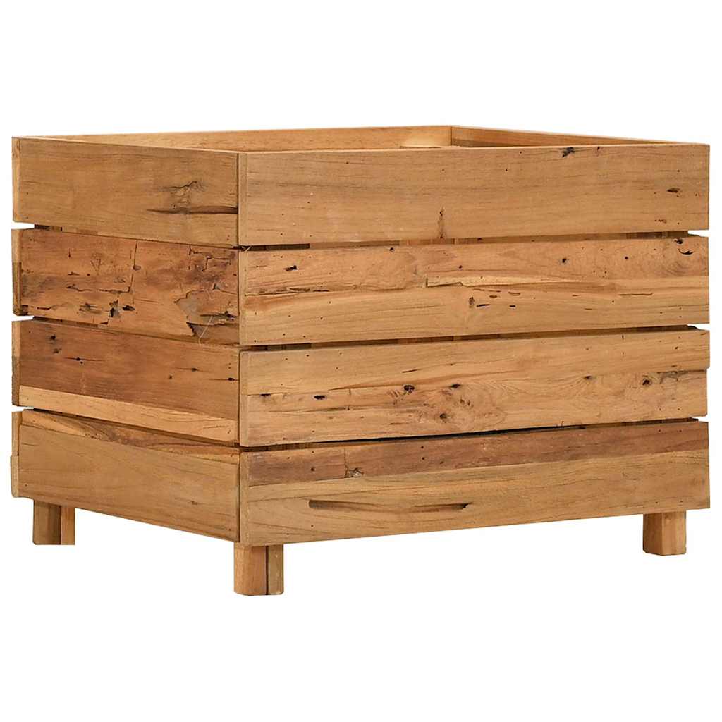 Aukštas lovelis, 50x40x38cm, perdirbtas tikmedis ir plienas Aukštas lovelis, 50x40x38cm, perdirbtas tikmedis ir plienas - Image 11