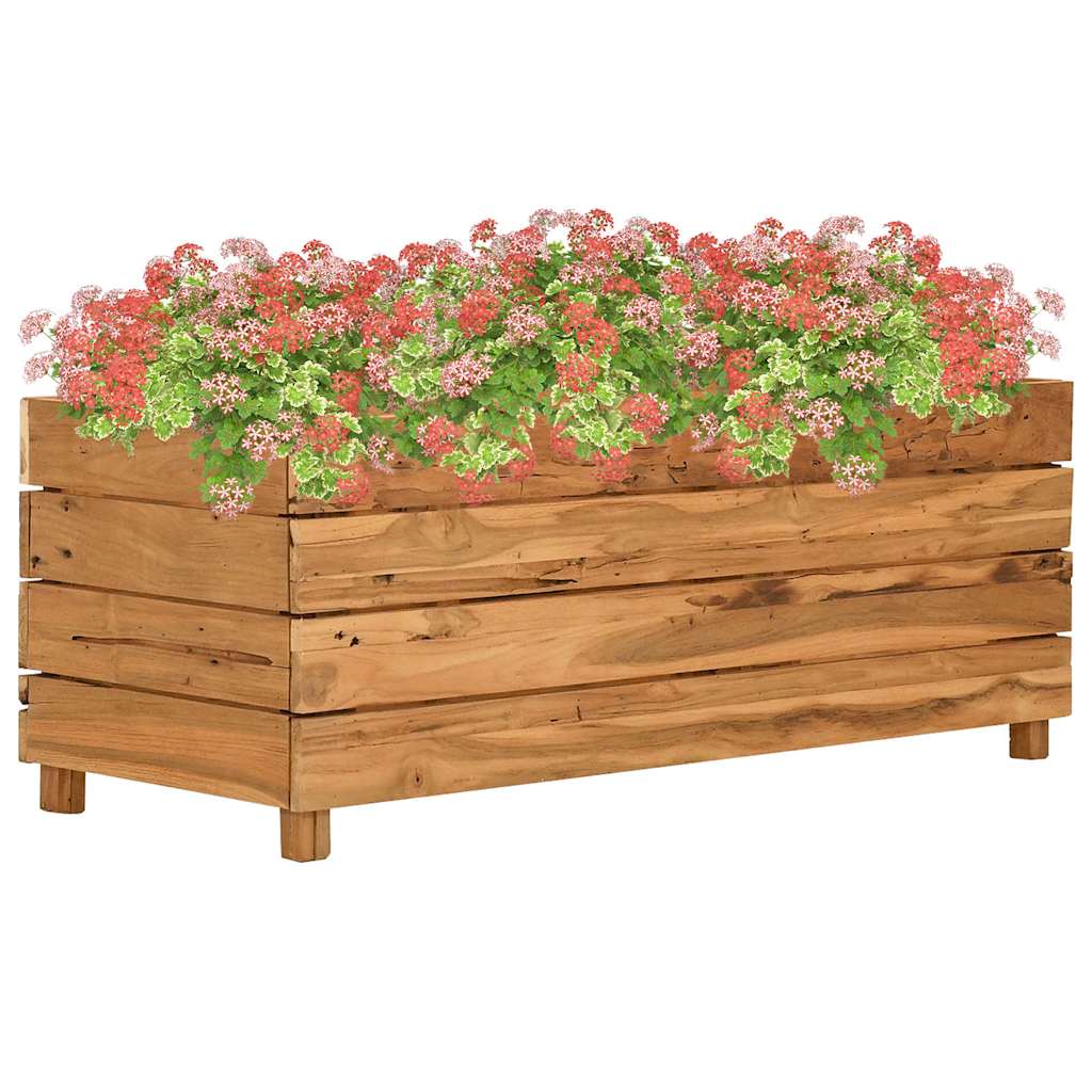 Aukštas lovelis, 100x40x38cm, perdirbtas tikmedis ir plienas Aukštas lovelis, 100x40x38cm, perdirbtas tikmedis ir plienas - Image 2