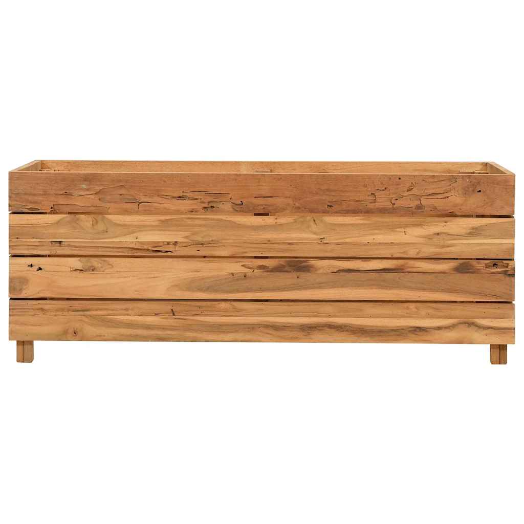 Aukštas lovelis, 100x40x38cm, perdirbtas tikmedis ir plienas Aukštas lovelis, 100x40x38cm, perdirbtas tikmedis ir plienas - Image 3