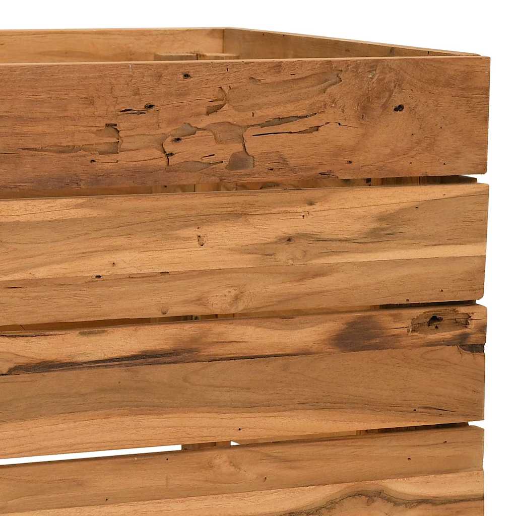 Aukštas lovelis, 100x40x38cm, perdirbtas tikmedis ir plienas Aukštas lovelis, 100x40x38cm, perdirbtas tikmedis ir plienas - Image 6