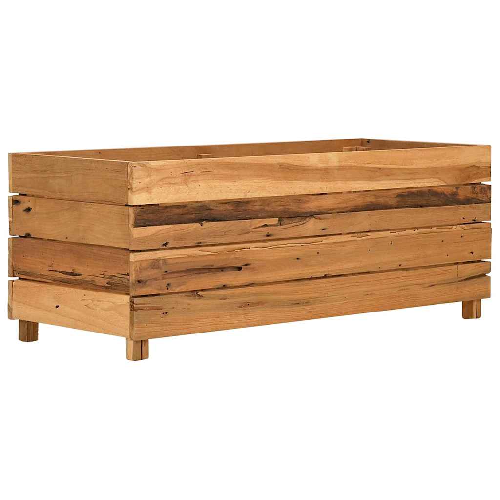 Aukštas lovelis, 100x40x38cm, perdirbtas tikmedis ir plienas Aukštas lovelis, 100x40x38cm, perdirbtas tikmedis ir plienas - Image 9