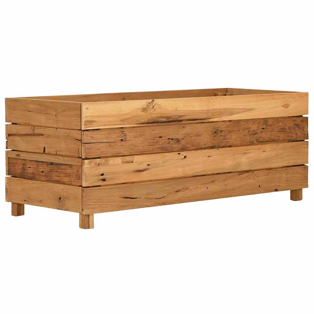 Aukštas lovelis, 100x40x38cm, perdirbtas tikmedis ir plienas Aukštas lovelis, 100x40x38cm, perdirbtas tikmedis ir plienas - Image 10