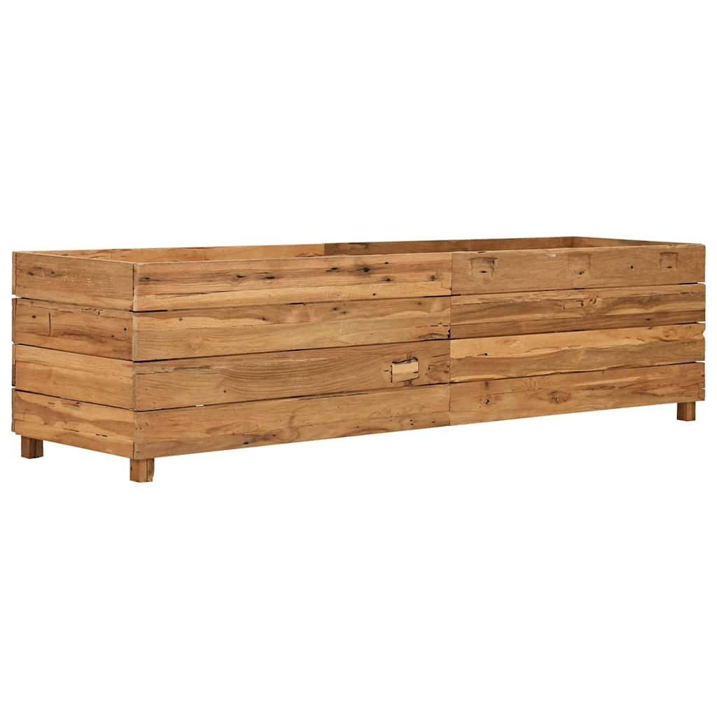 Aukštas lovelis, 150x40x38cm, perdirbtas tikmedis ir plienas Aukštas lovelis, 150x40x38cm, perdirbtas tikmedis ir plienas - Image 11