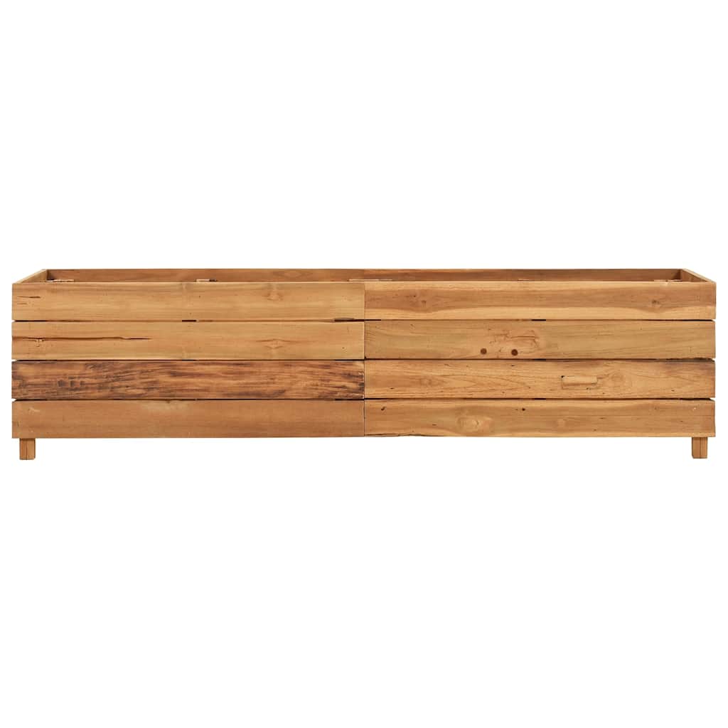 Aukštas lovelis, 150x40x38cm, perdirbtas tikmedis ir plienas Aukštas lovelis, 150x40x38cm, perdirbtas tikmedis ir plienas - Image 3