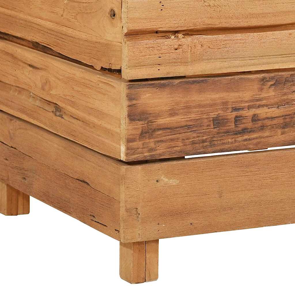 Aukštas lovelis, 150x40x38cm, perdirbtas tikmedis ir plienas Aukštas lovelis, 150x40x38cm, perdirbtas tikmedis ir plienas - Image 7