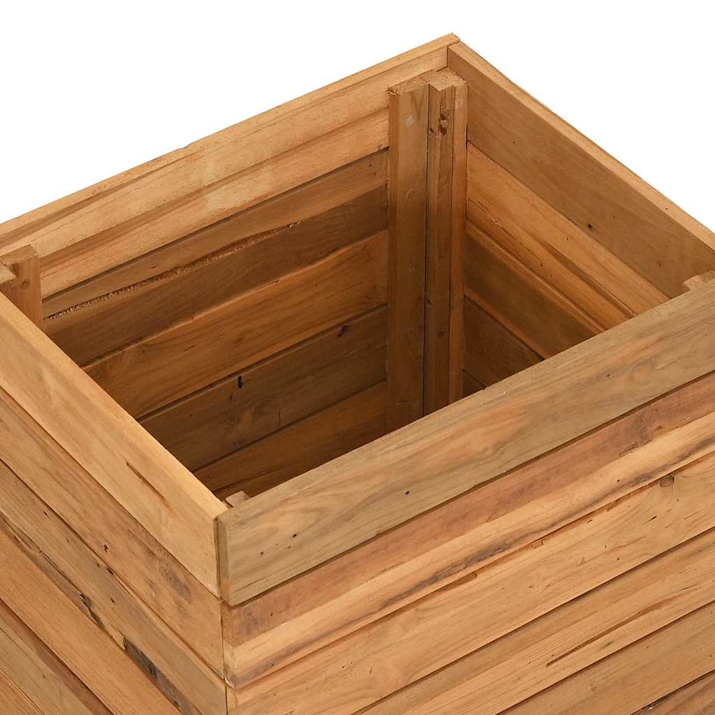 Aukštas lovelis, 50x40x55cm, perdirbtas tikmedis ir plienas Aukštas lovelis, 50x40x55cm, perdirbtas tikmedis ir plienas - Image 5