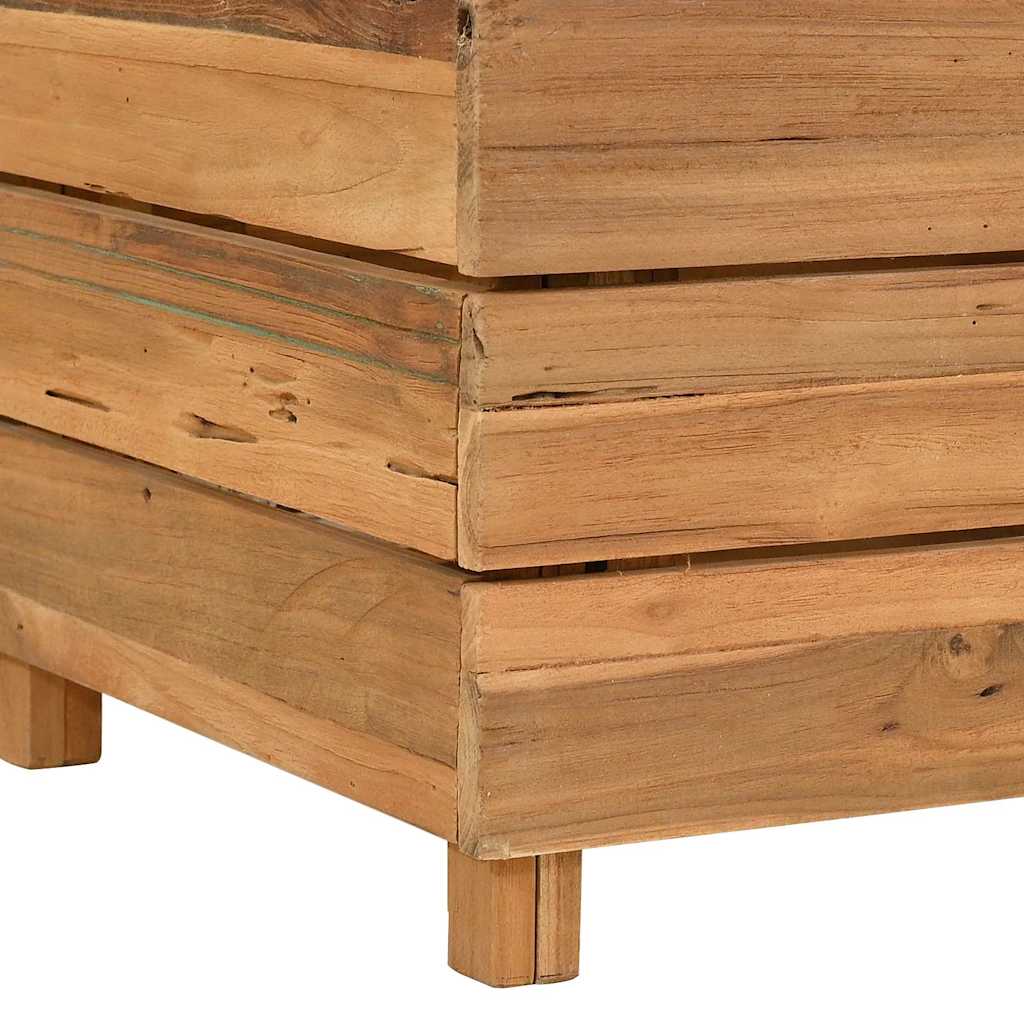 Aukštas lovelis, 100x40x55cm, perdirbtas tikmedis ir plienas Aukštas lovelis, 100x40x55cm, perdirbtas tikmedis ir plienas - Image 7