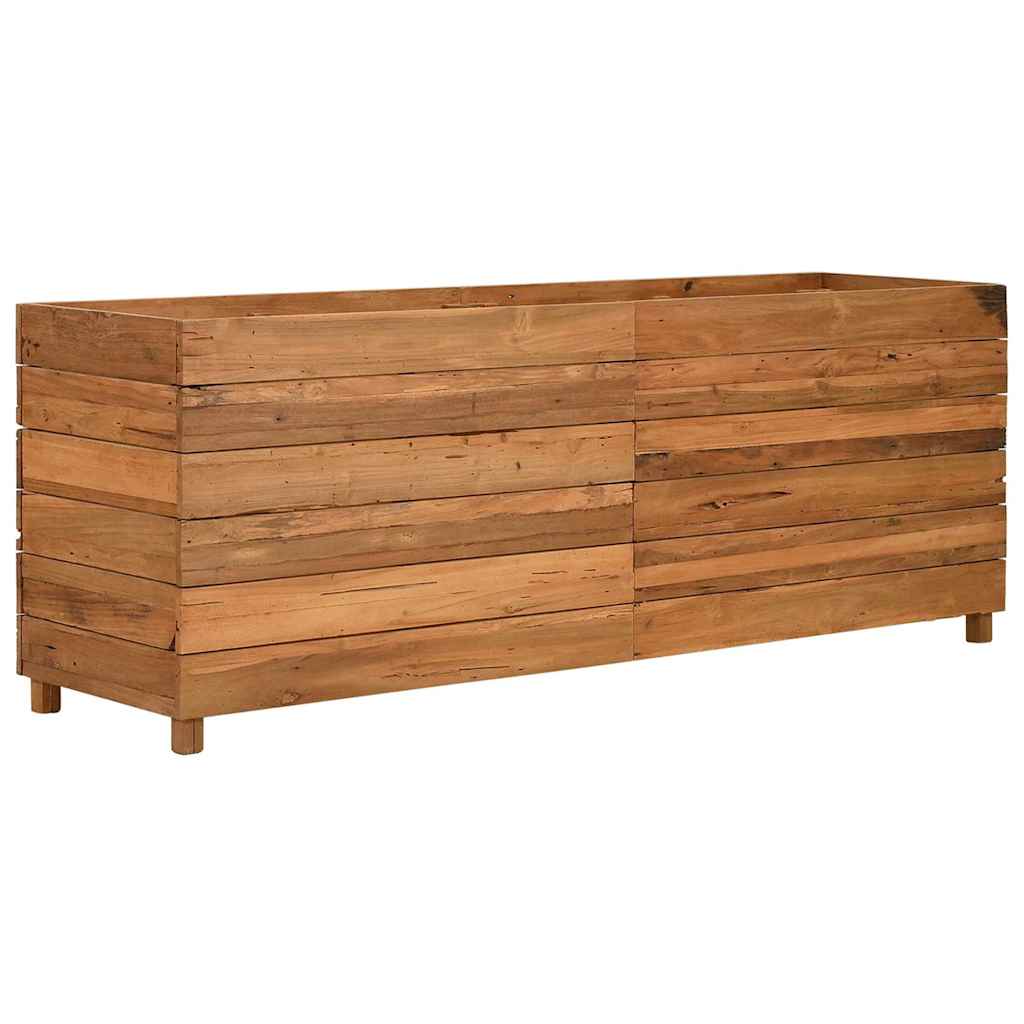 Aukštas lovelis, 150x40x55cm, perdirbtas tikmedis ir plienas Aukštas lovelis, 150x40x55cm, perdirbtas tikmedis ir plienas - Image 11