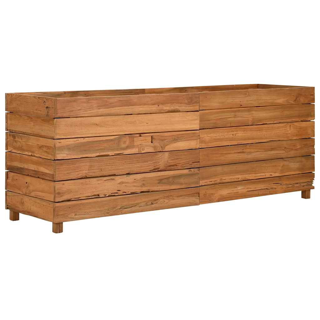 Aukštas lovelis, 150x40x55cm, perdirbtas tikmedis ir plienas Aukštas lovelis, 150x40x55cm, perdirbtas tikmedis ir plienas - Image 9