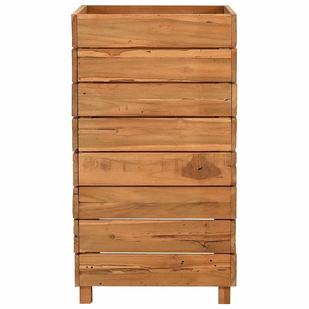 Aukštas lovelis, 50x40x72cm, perdirbtas tikmedis ir plienas Aukštas lovelis, 50x40x72cm, perdirbtas tikmedis ir plienas - Image 4