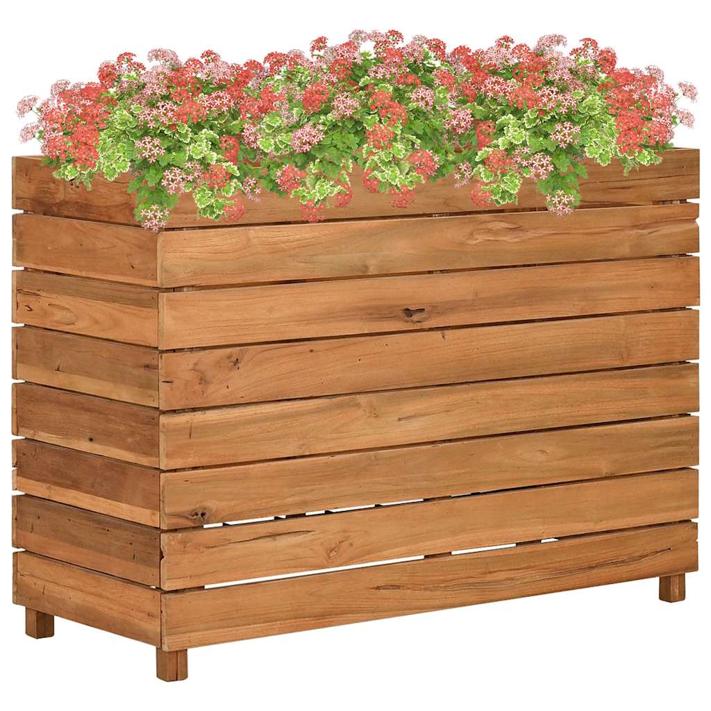 Aukštas lovelis, 100x40x72cm, perdirbtas tikmedis ir plienas Aukštas lovelis, 100x40x72cm, perdirbtas tikmedis ir plienas - Image 2