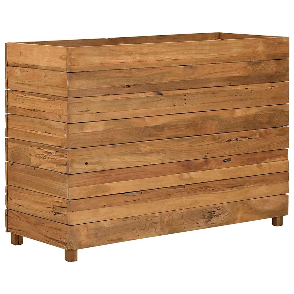 Aukštas lovelis, 100x40x72cm, perdirbtas tikmedis ir plienas Aukštas lovelis, 100x40x72cm, perdirbtas tikmedis ir plienas - Image 5