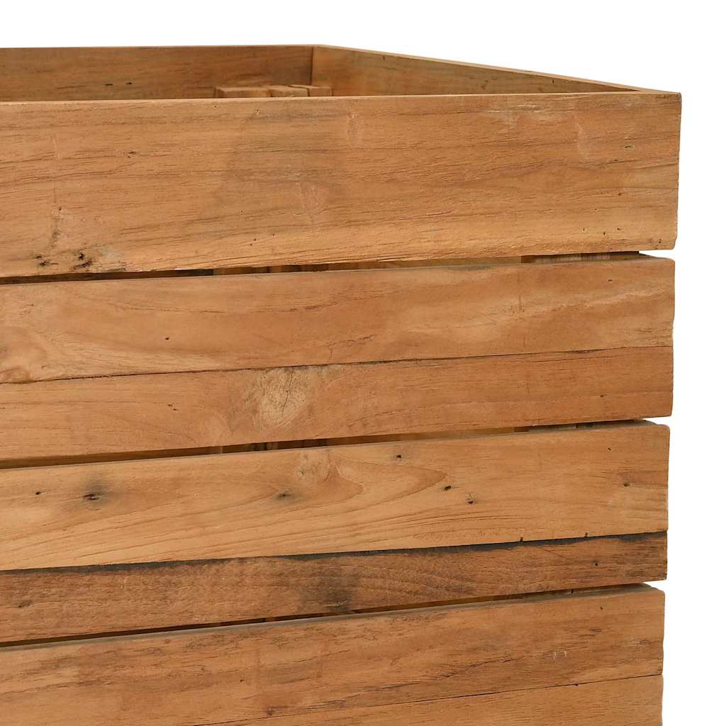 Aukštas lovelis, 150x40x72cm, perdirbtas tikmedis ir plienas Aukštas lovelis, 150x40x72cm, perdirbtas tikmedis ir plienas - Image 11
