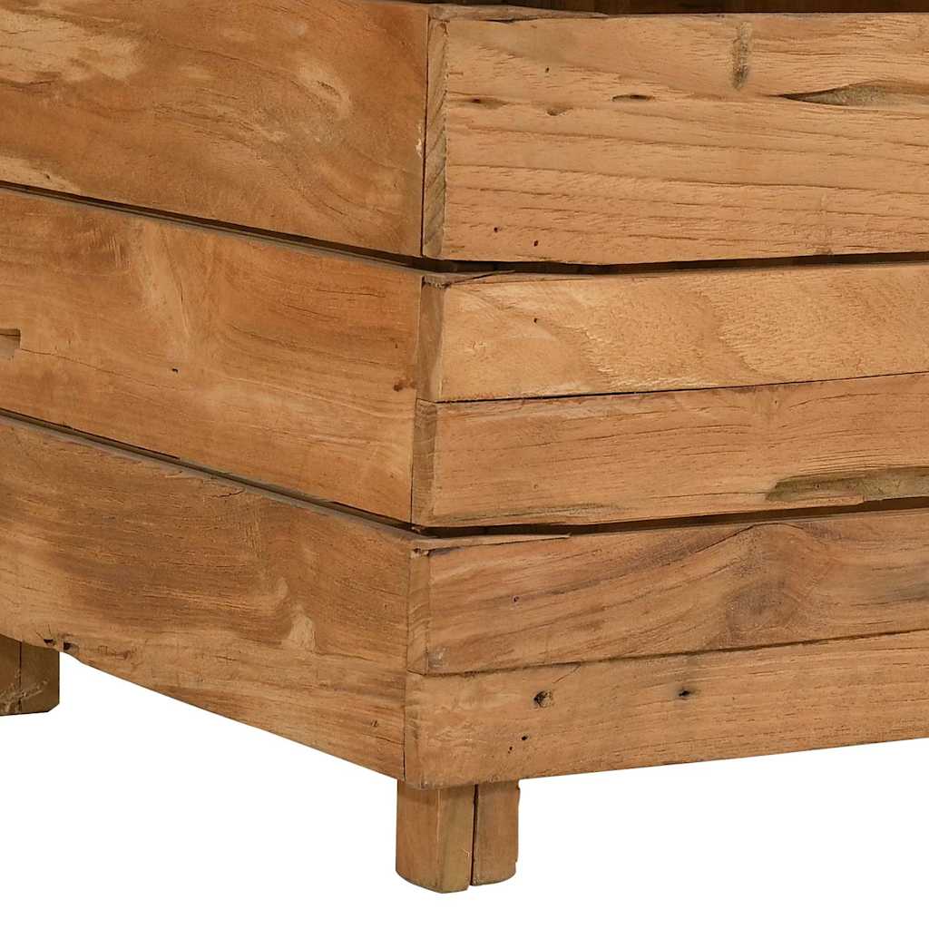 Aukštas lovelis, 150x40x72cm, perdirbtas tikmedis ir plienas Aukštas lovelis, 150x40x72cm, perdirbtas tikmedis ir plienas - Image 12