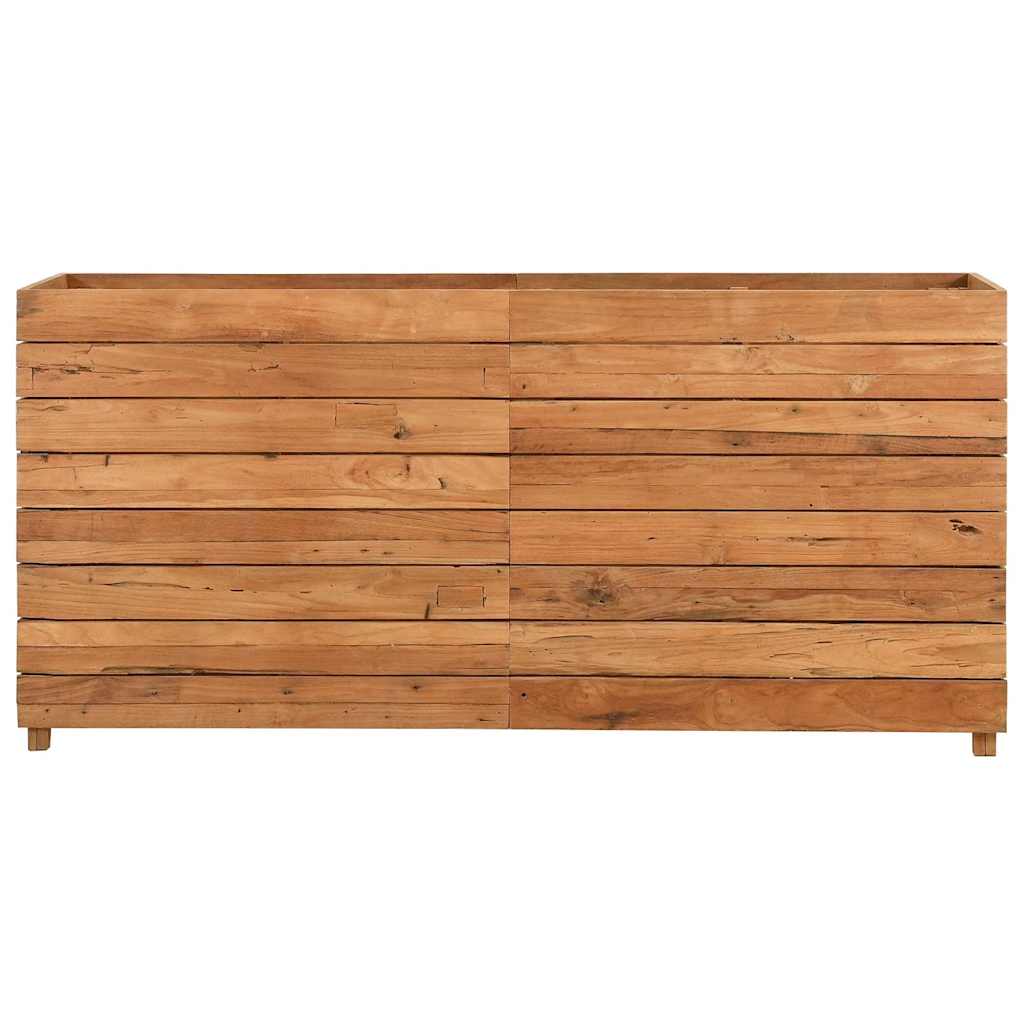 Aukštas lovelis, 150x40x72cm, perdirbtas tikmedis ir plienas Aukštas lovelis, 150x40x72cm, perdirbtas tikmedis ir plienas - Image 3