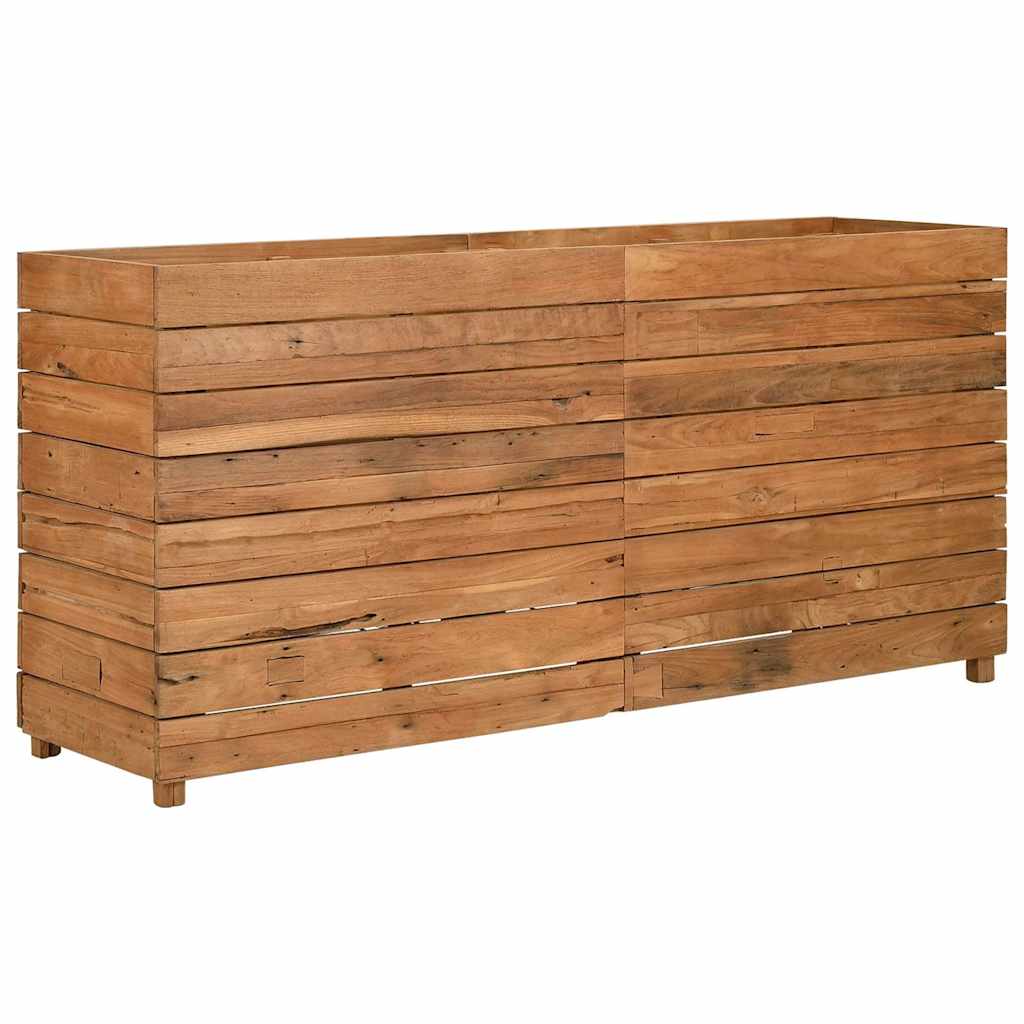Aukštas lovelis, 150x40x72cm, perdirbtas tikmedis ir plienas Aukštas lovelis, 150x40x72cm, perdirbtas tikmedis ir plienas - Image 4
