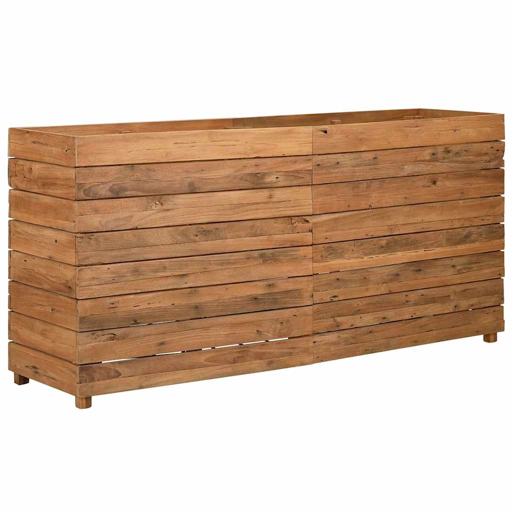 Aukštas lovelis, 150x40x72cm, perdirbtas tikmedis ir plienas Aukštas lovelis, 150x40x72cm, perdirbtas tikmedis ir plienas - Image 5