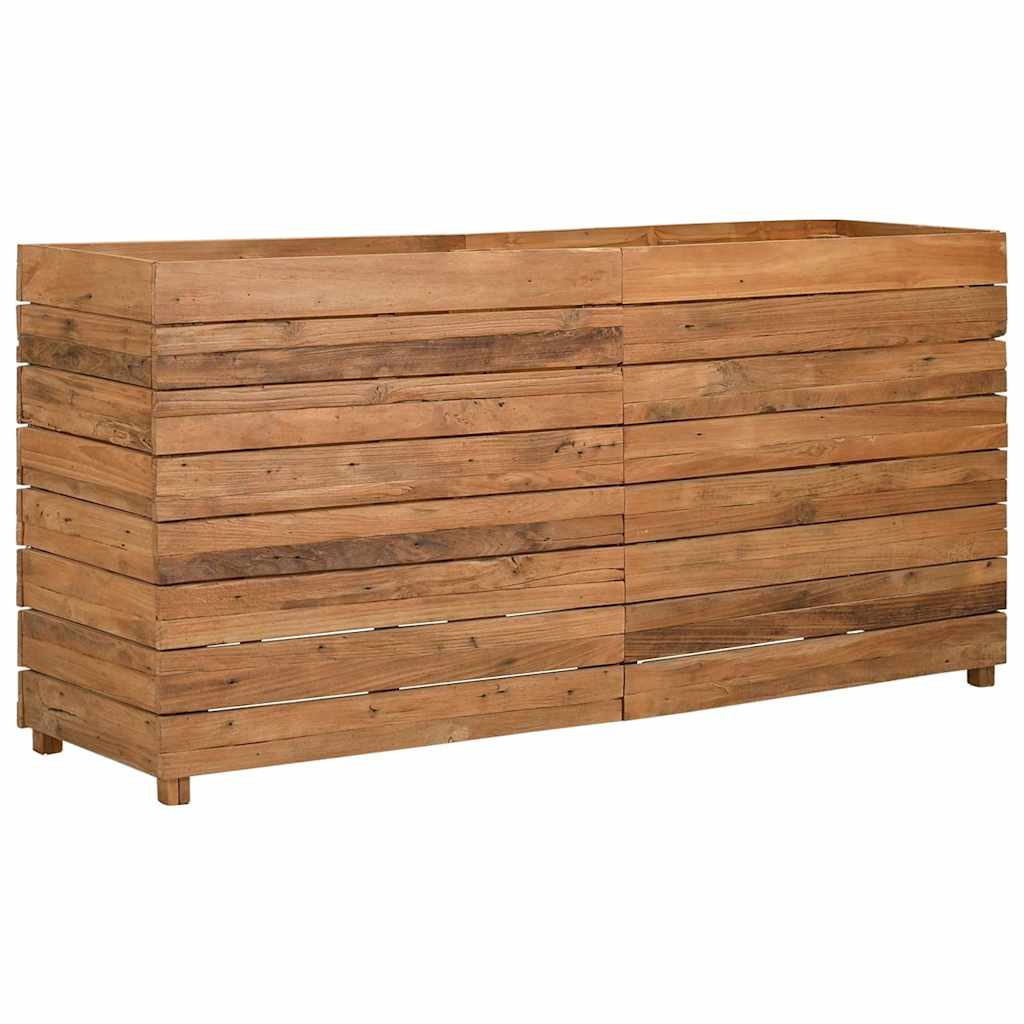 Aukštas lovelis, 150x40x72cm, perdirbtas tikmedis ir plienas Aukštas lovelis, 150x40x72cm, perdirbtas tikmedis ir plienas - Image 6