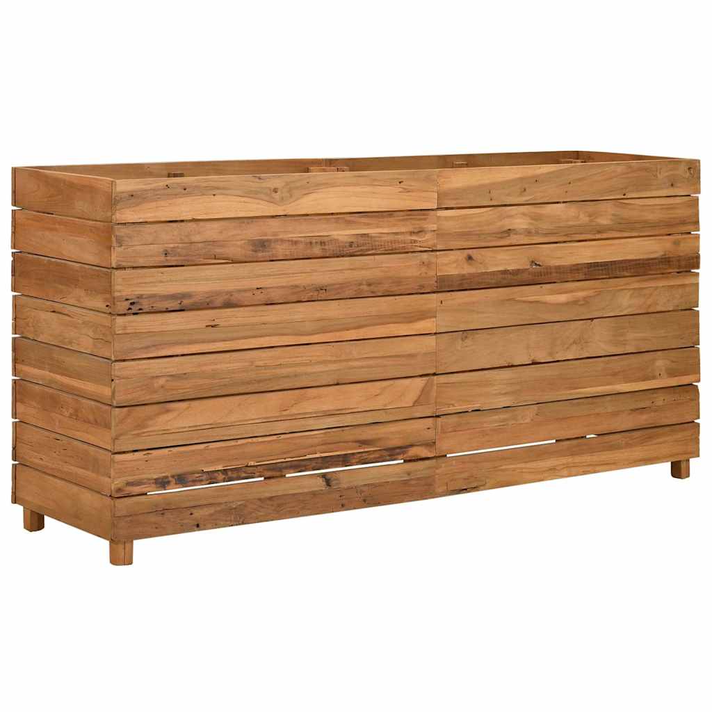 Aukštas lovelis, 150x40x72cm, perdirbtas tikmedis ir plienas Aukštas lovelis, 150x40x72cm, perdirbtas tikmedis ir plienas - Image 7