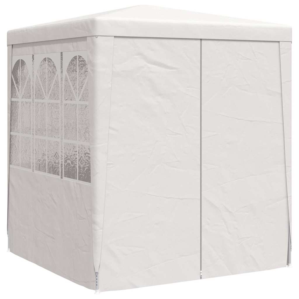 Proginė palapinė su šoninėmis sienomis, balta, 2x2m, 90g/m² Proginė palapinė su šoninėmis sienomis, balta, 2x2m, 90g/m² - Image 3