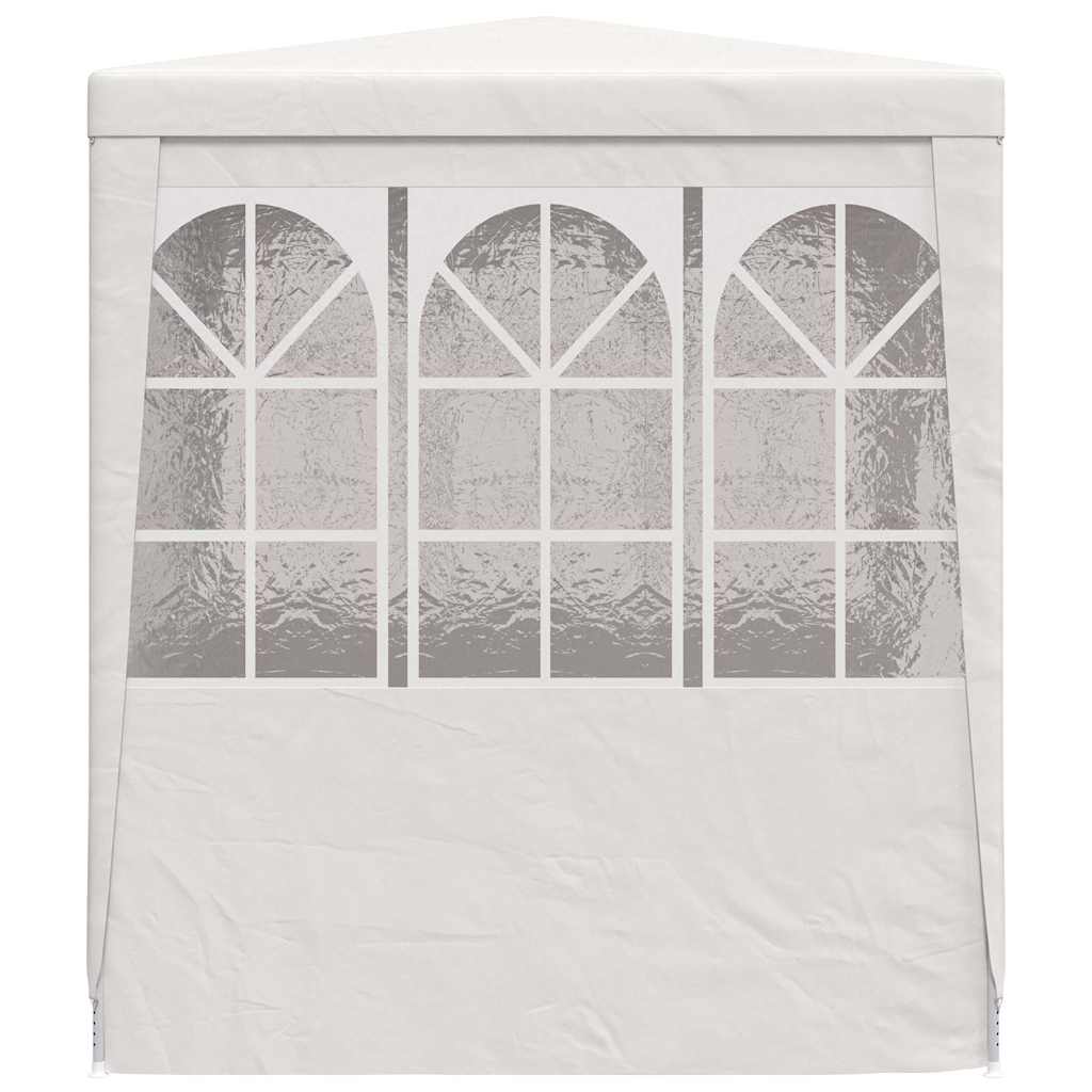 Proginė palapinė su šoninėmis sienomis, balta, 2x2m, 90g/m² Proginė palapinė su šoninėmis sienomis, balta, 2x2m, 90g/m² - Image 5