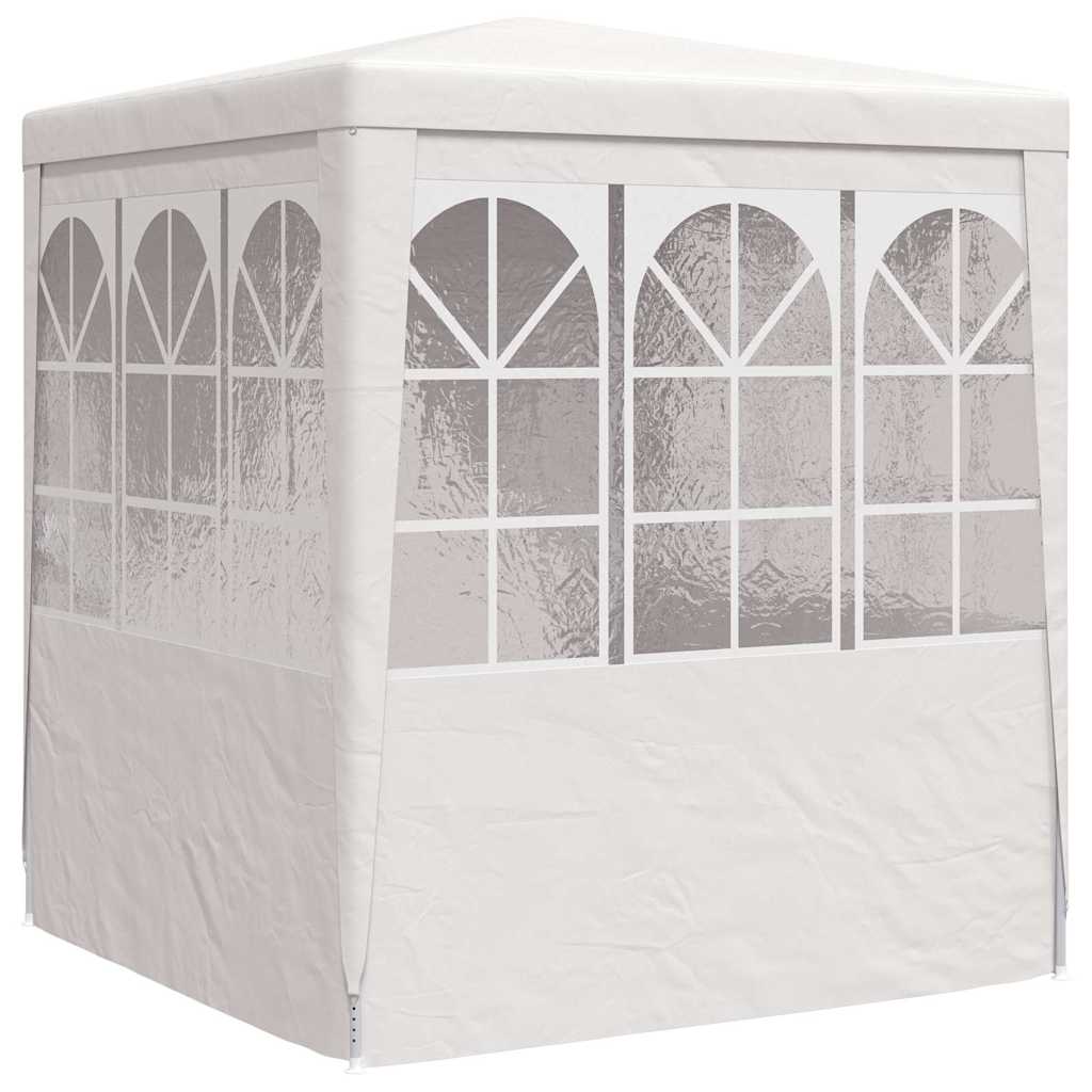 Proginė palapinė su šoninėmis sienomis, balta, 2x2m, 90g/m² Proginė palapinė su šoninėmis sienomis, balta, 2x2m, 90g/m² - Image 6