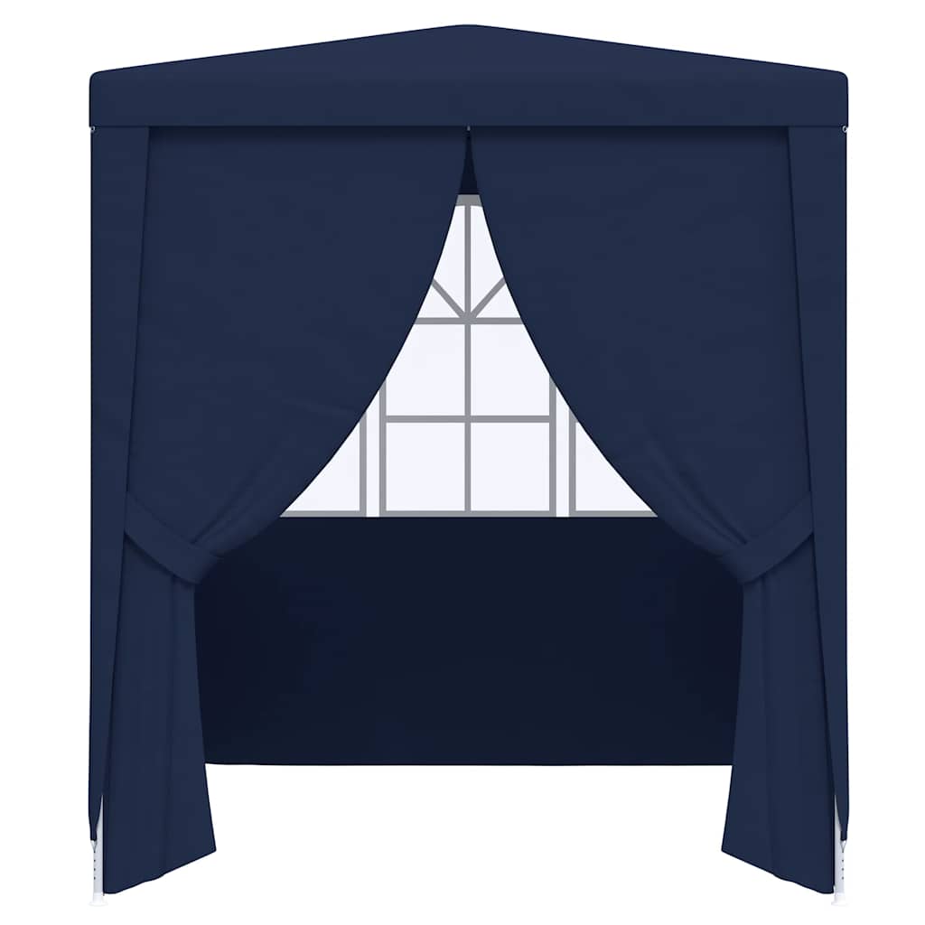 Proginė palapinė su šoninėmis sienomis, mėlyna, 2x2m, 90g/m² Proginė palapinė su šoninėmis sienomis, mėlyna, 2x2m, 90g/m² - Image 4