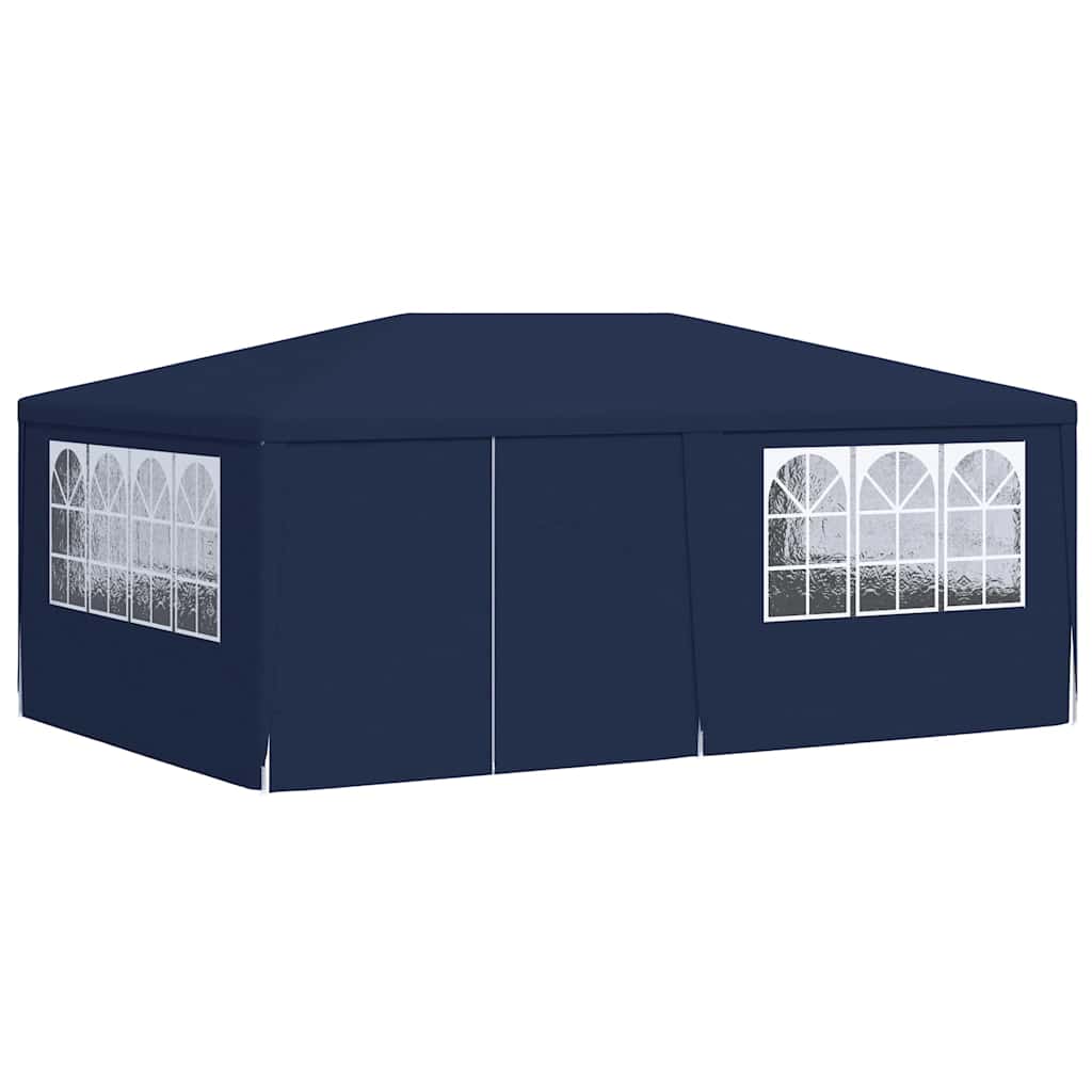 Proginė palapinė su šoninėmis sienomis, mėlyna, 4x6m, 90g/m² Proginė palapinė su šoninėmis sienomis, mėlyna, 4x6m, 90g/m² - Image 3