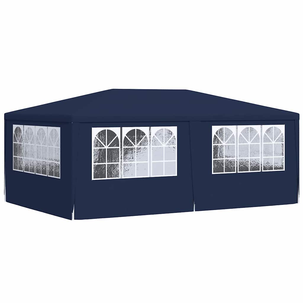 Proginė palapinė su šoninėmis sienomis, mėlyna, 4x6m, 90g/m² Proginė palapinė su šoninėmis sienomis, mėlyna, 4x6m, 90g/m² - Image 6