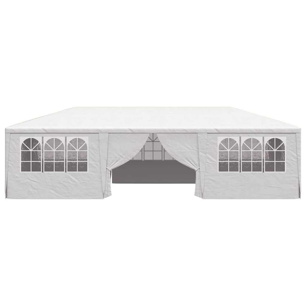 Proginė palapinė su šoninėmis sienomis, balta, 4x9m, 90g/m² Proginė palapinė su šoninėmis sienomis, balta, 4x9m, 90g/m² - Image 4