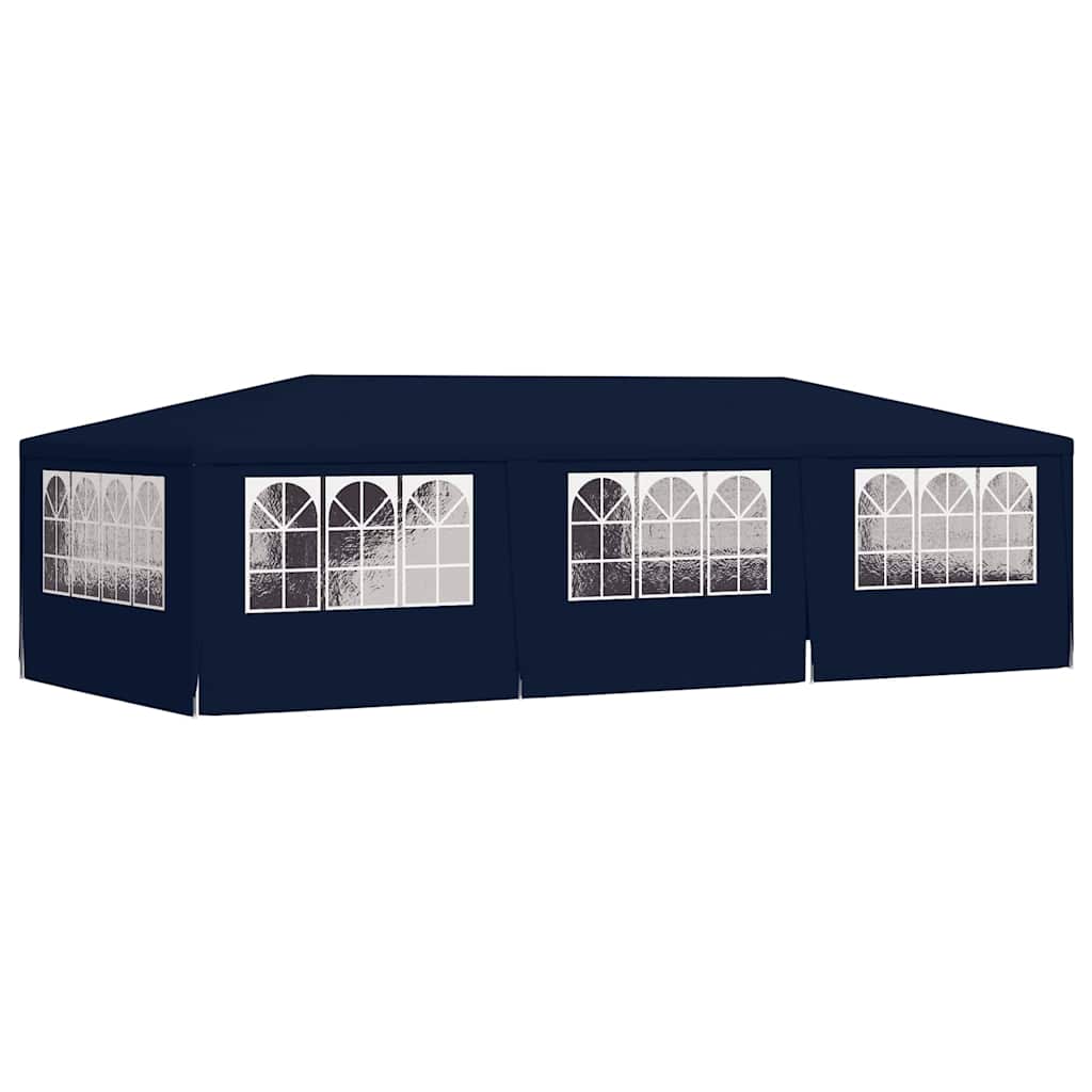 Proginė palapinė su šoninėmis sienomis, mėlyna, 4x9m, 90g/m² Proginė palapinė su šoninėmis sienomis, mėlyna, 4x9m, 90g/m² - Image 6